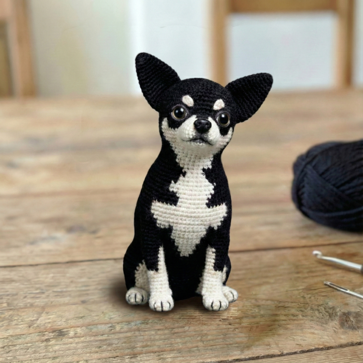Chihuahua Crochet Pattern Amigurumi Plush Toy DIY ( PDF )