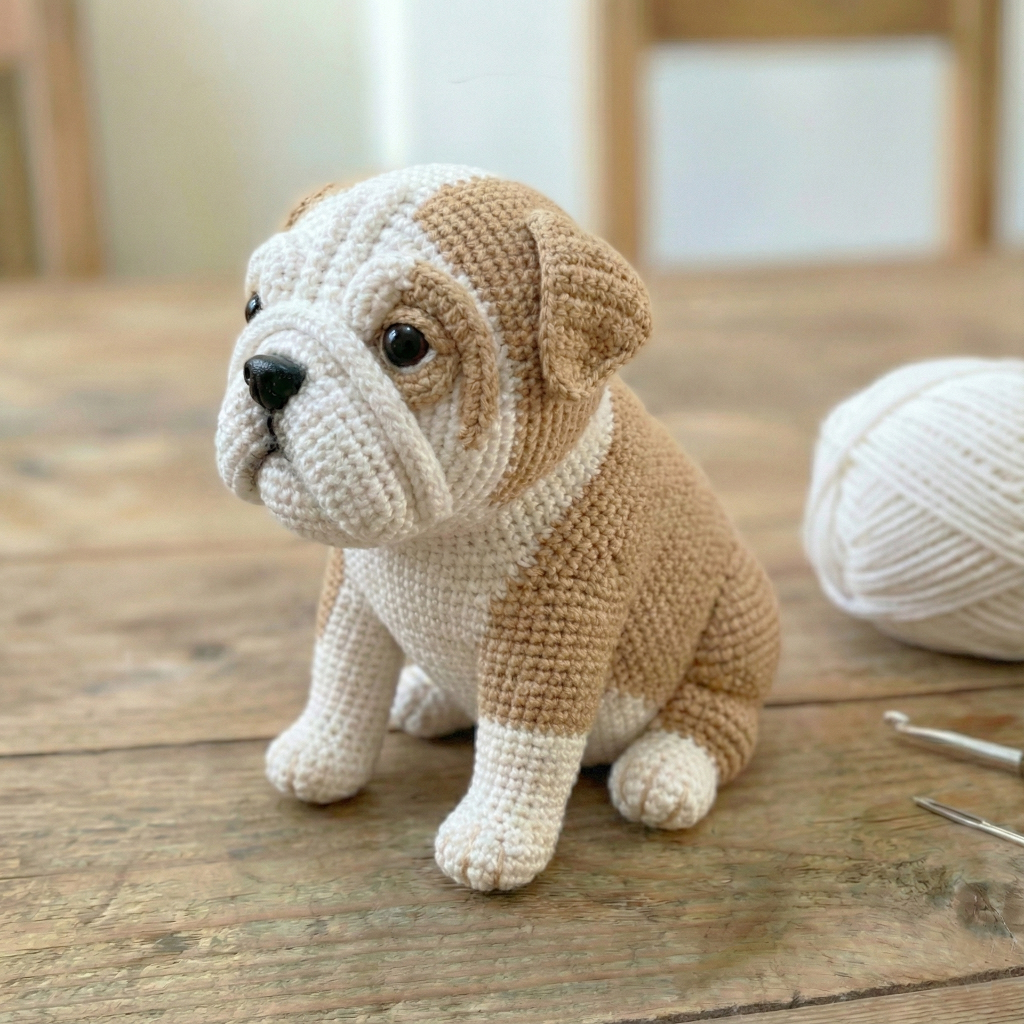 Bulldog Puppy Crochet Pattern Amigurumi ( PDF ) - Image 4
