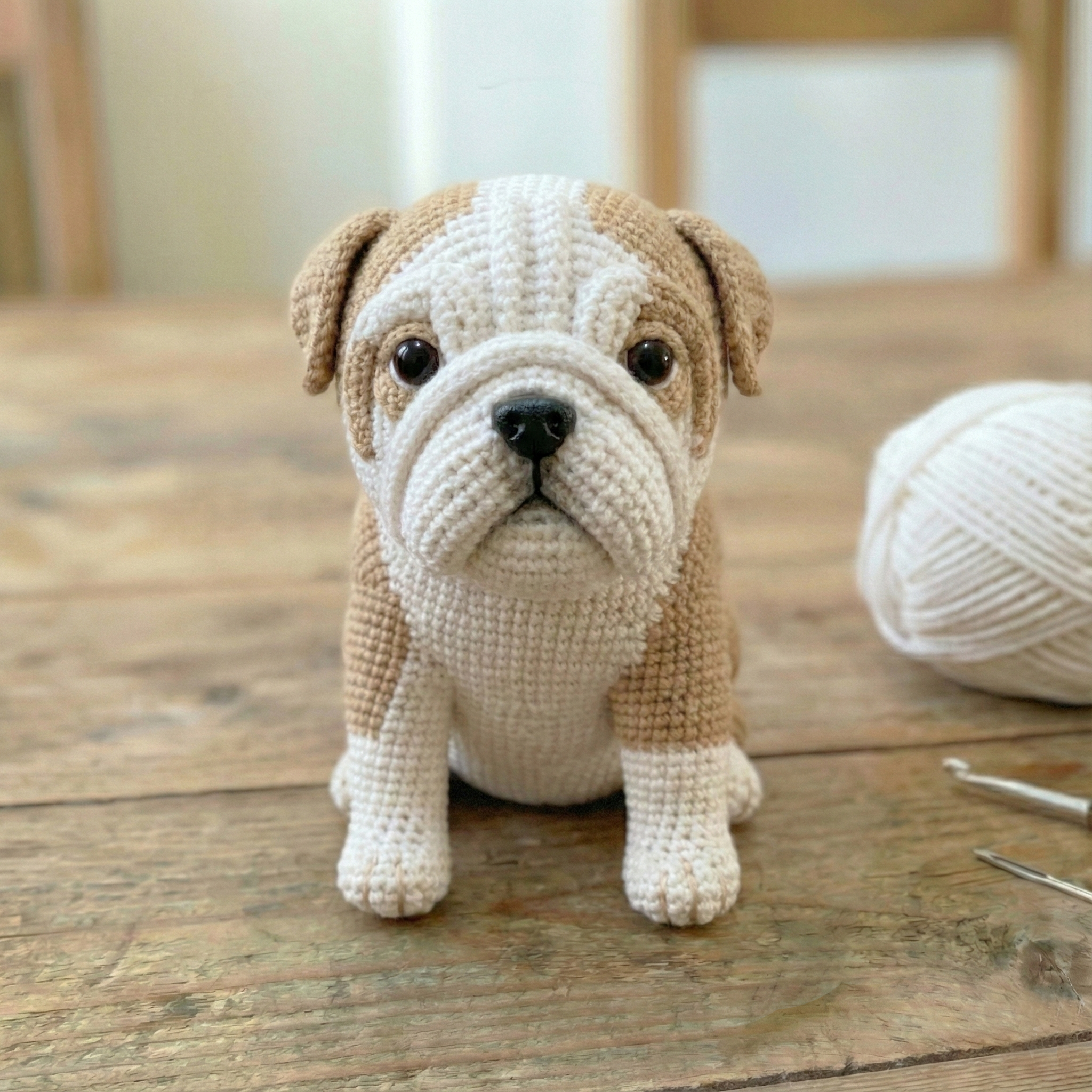 Bulldog Puppy Crochet Pattern Amigurumi ( PDF ) - Image 2