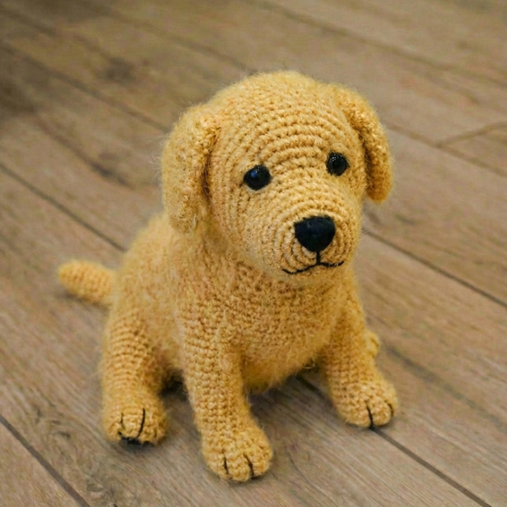 Realistic Yellow Labrador Crochet Pattern Labrador Puppy Amigurumi