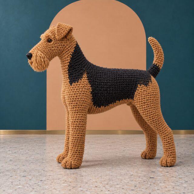 Airedale Terrier Crochet Pattern - Amigurumi Dog PDF - Image 2