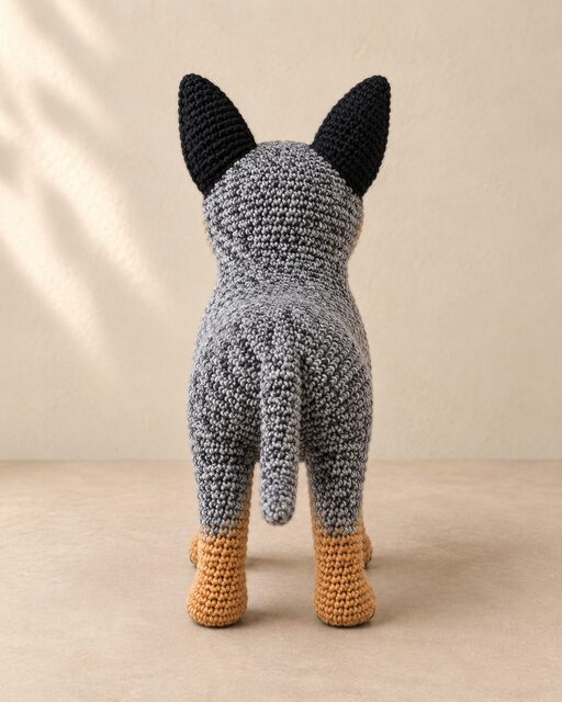 Australian Cattle Dog Crochet Pattern PDF, Blue Heeler Amigurumi Dog Pattern, Realistic Crochet Puppy Digital Download - Image 3