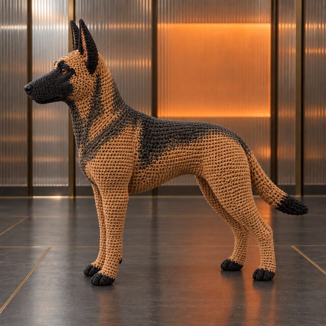 Belgian Malinois Crochet Pattern - Belgian Shepherd Dog Amigurumi PDF - Image 2
