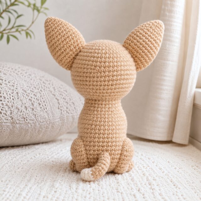 Chihuahua Crochet Pattern PDF, Cute Realistic Dog Amigurumi, Tiny Puppy Tutorial, Digital Download - Image 3