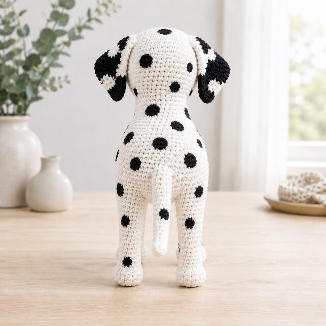 Dalmatian Crochet Pattern PDF, Realistic Spotted Dog Amigurumi, Detailed Puppy Tutorial, Digital Download - Image 3