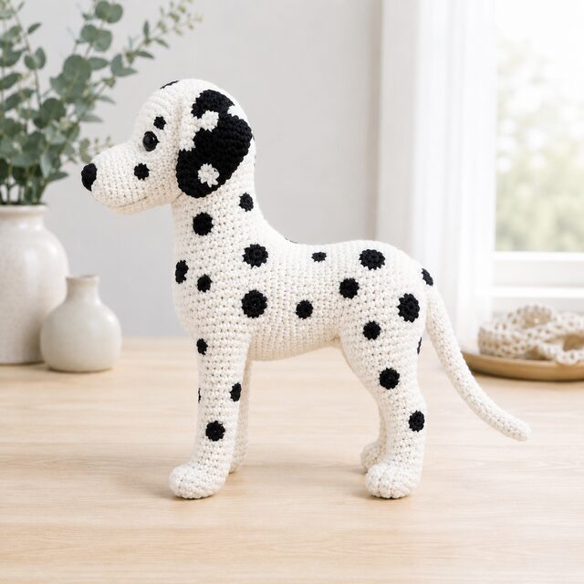 Dalmatian Crochet Pattern PDF, Realistic Spotted Dog Amigurumi, Detailed Puppy Tutorial, Digital Download - Image 2