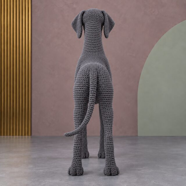 Great Dane Crochet Pattern - Blue Giant Dog Amigurumi PDF - Image 3