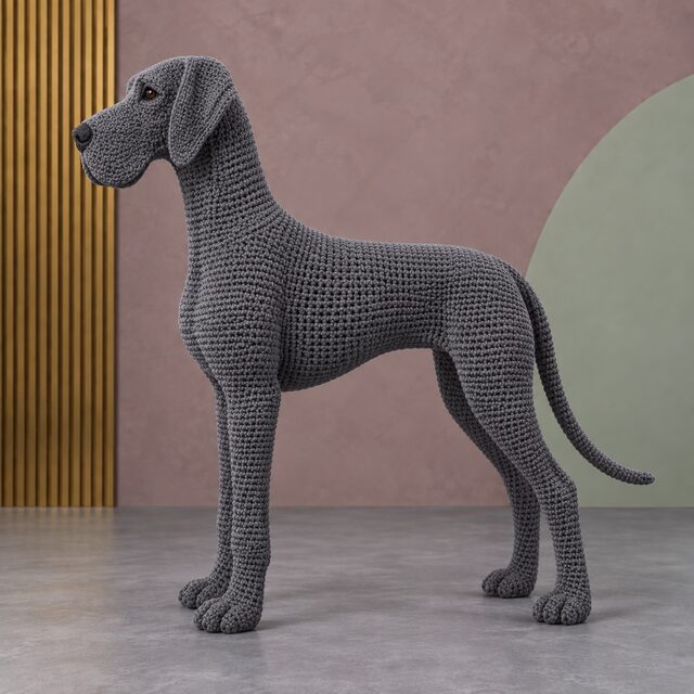 Great Dane Crochet Pattern - Blue Giant Dog Amigurumi PDF - Image 2