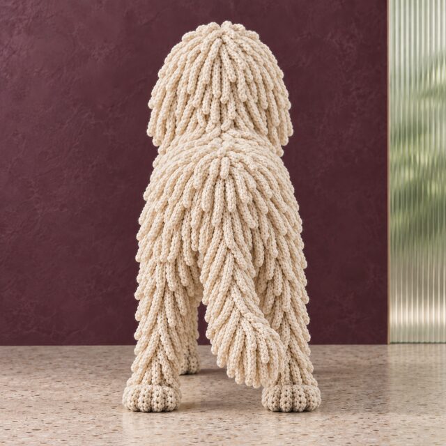Komondor Crochet Pattern, Corded Hungarian Dog Amigurumi PDF, Digital Download - Image 3