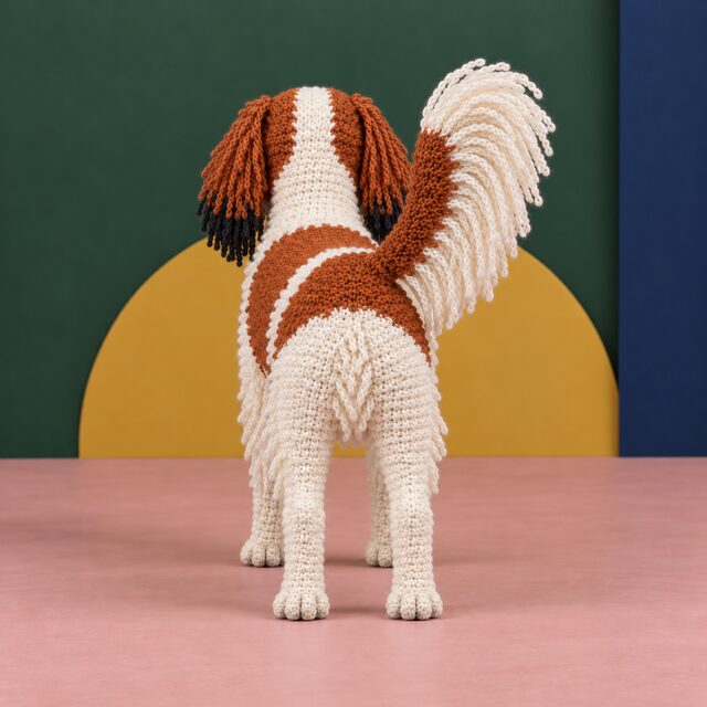 Kooikerhondje Crochet Pattern, Dutch Spaniel Amigurumi PDF, Digital Download - Image 3