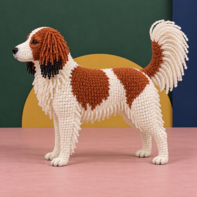 Kooikerhondje Crochet Pattern, Dutch Spaniel Amigurumi PDF, Digital Download - Image 2