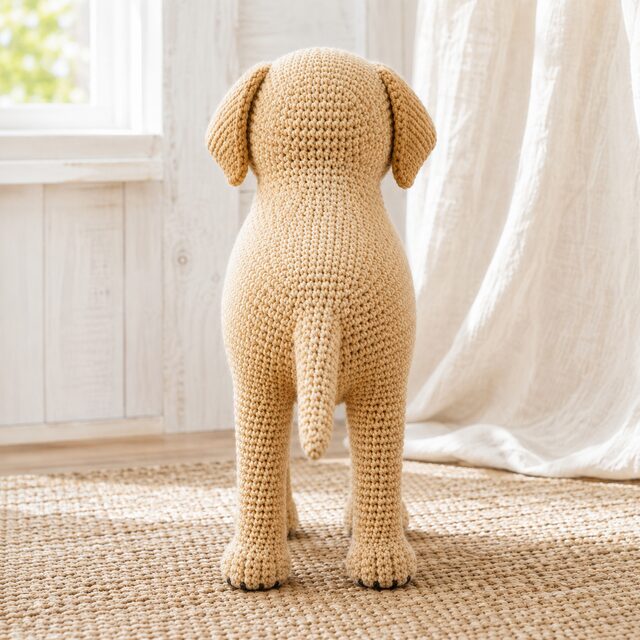 Labrador Retriever Crochet Pattern PDF, Realistic Labrador Amigurumi Dog Pattern, Standing Dog Crochet Tutorial, Digital Download - Image 3