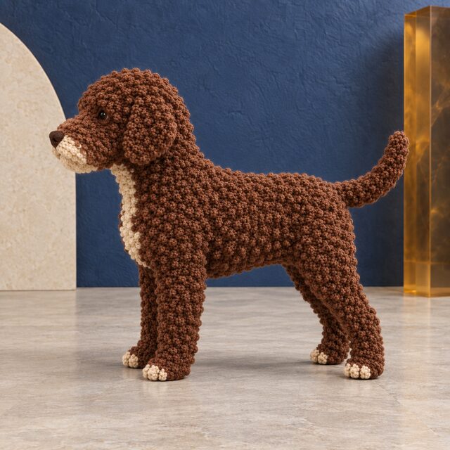 Lagotto Romagnolo Crochet Pattern, Curly Water Dog Amigurumi PDF, Digital Download - Image 2