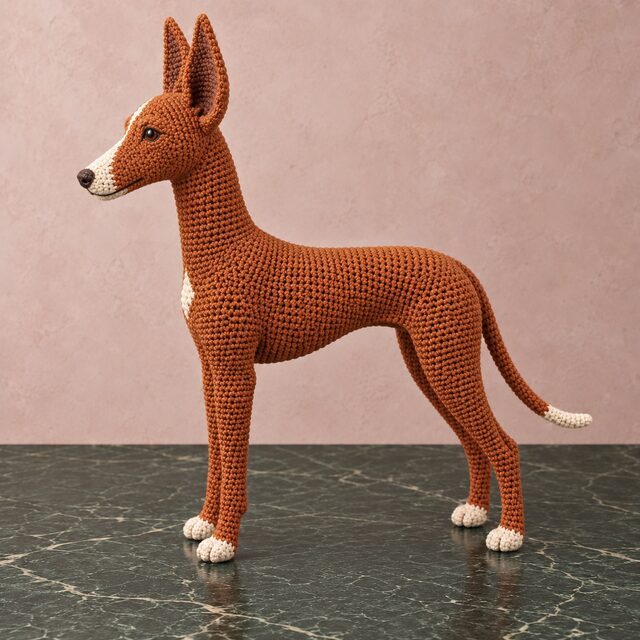 Pharaoh Hound Crochet Pattern - Amigurumi Dog PDF - Image 2