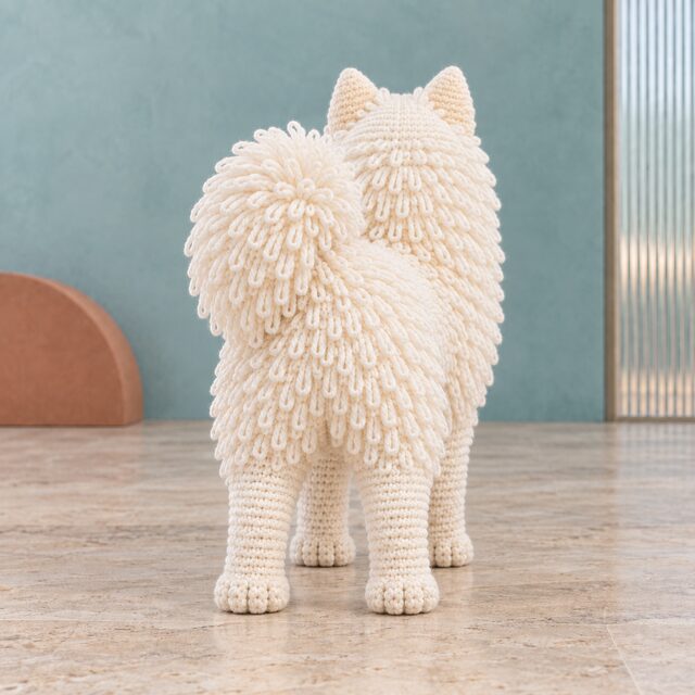 Samoyed Crochet Pattern, Spitz Dog Amigurumi PDF, Digital Download - Image 3