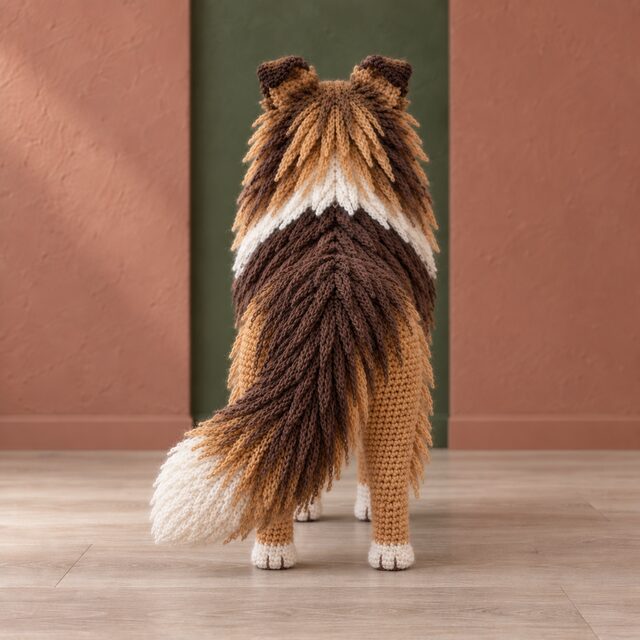 Shetland Sheepdog Crochet Pattern, Sheltie Amigurumi PDF, Digital Download - Image 3