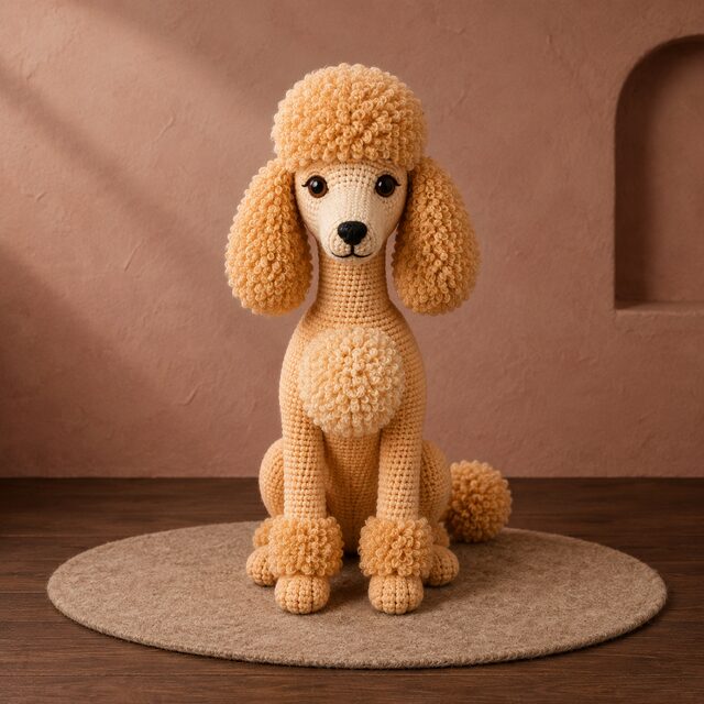 Standard Poodle Crochet Pattern - Amigurumi Dog PDF